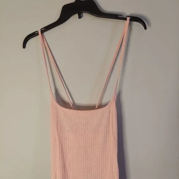 Solid Crisscross Cami Lounge Dress - Picture 4 of 10